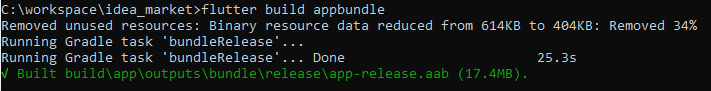 Play Store 에 올리기 위한 appbundle build