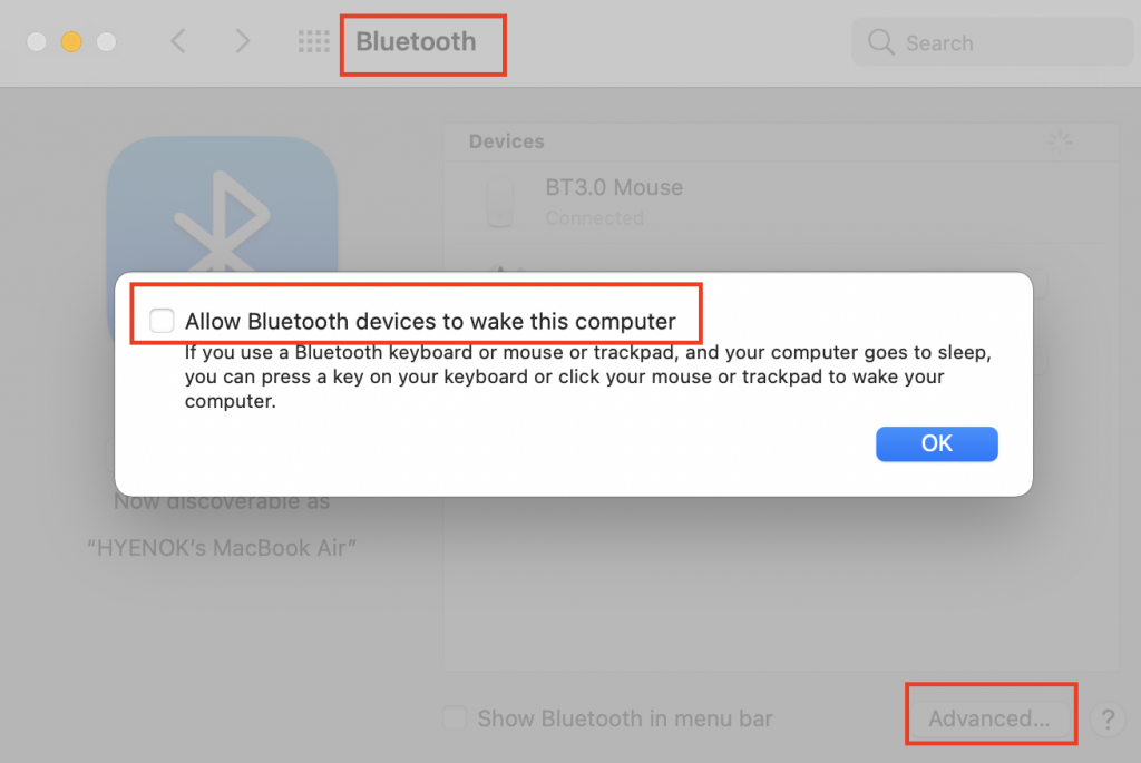 맥북 에어 M1 발열의 원인 은 Bluetooth 자동 깨우기 기능 ?